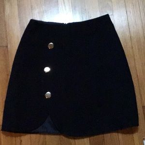 High wasted blue Zara Skirt